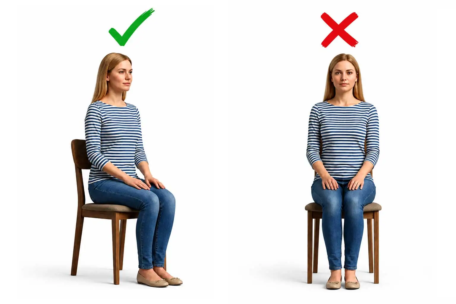 Aus einem leichten Winkel fotografieren für eine natürlichere Pose